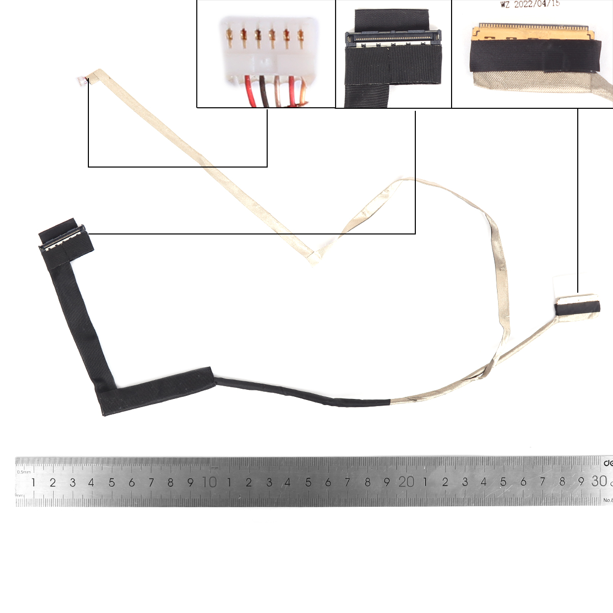 Picture of New LCD Display Screen Cable Replacement  For HP DV6-7000 DV6-7002 FHD HD.